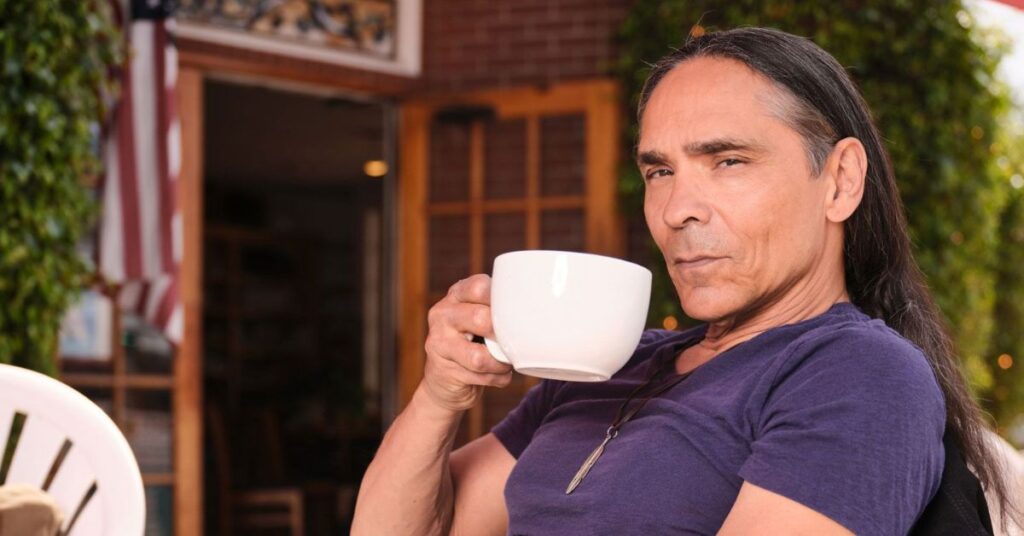 Zahn McClarnon attending an event with his wife, highlighting his personal life alongside his successful career and net worth.