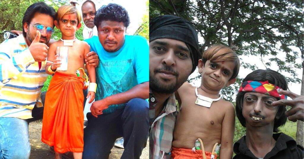 Chotu Dada behind the scenes creating a new funny short film for YouTube
