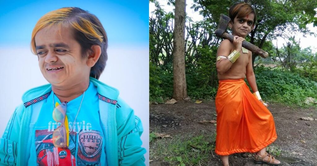 Shafeeq Chotu performing a hilarious skit on the Khandeshi Movies YouTube channel